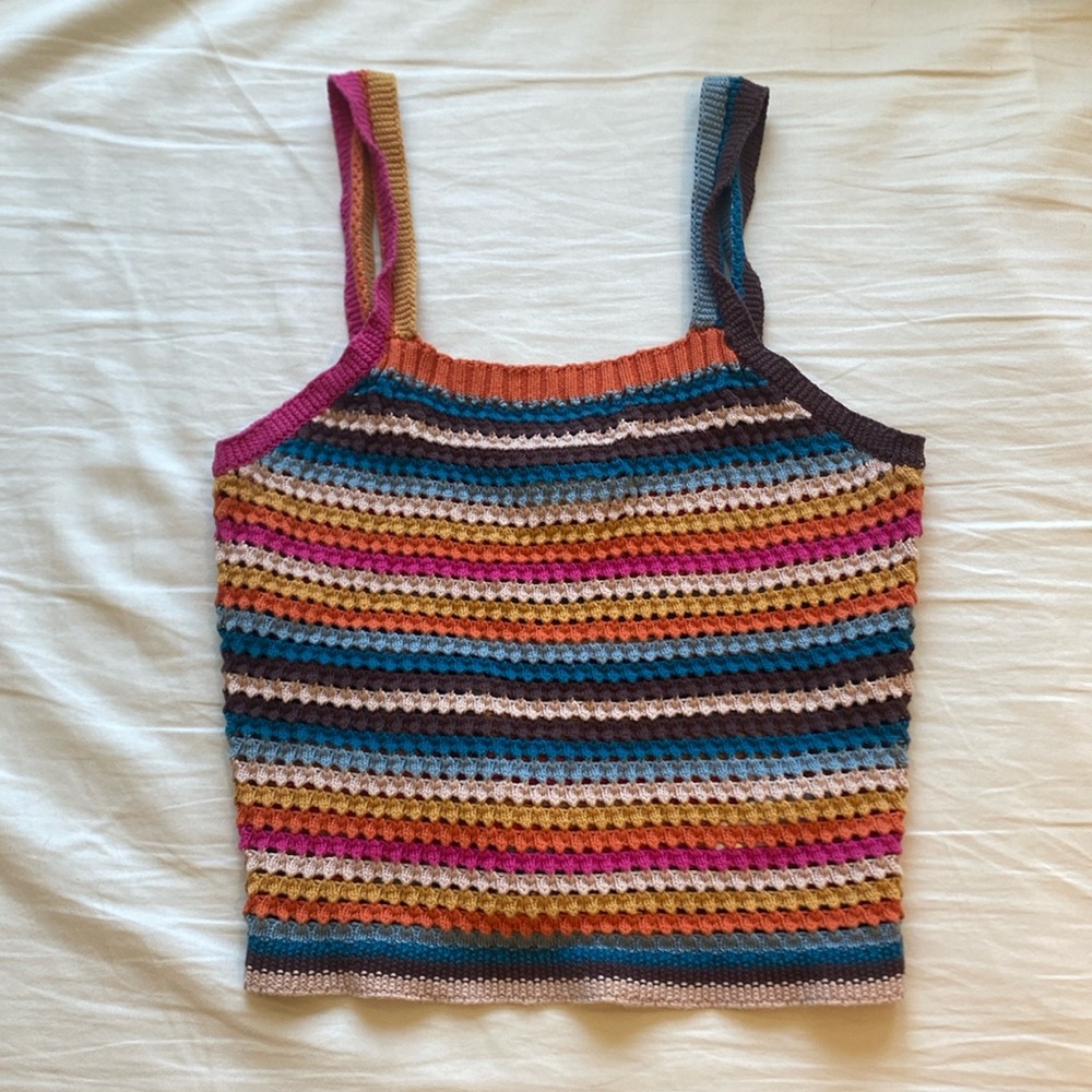 B.yellowtail faherty knitted tank top